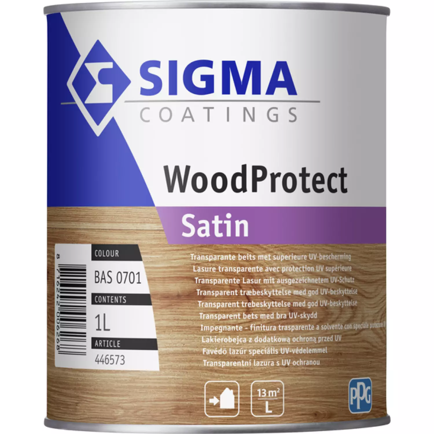 Sigma WoodProtect Satin - op kleur gemengd - 1L-image