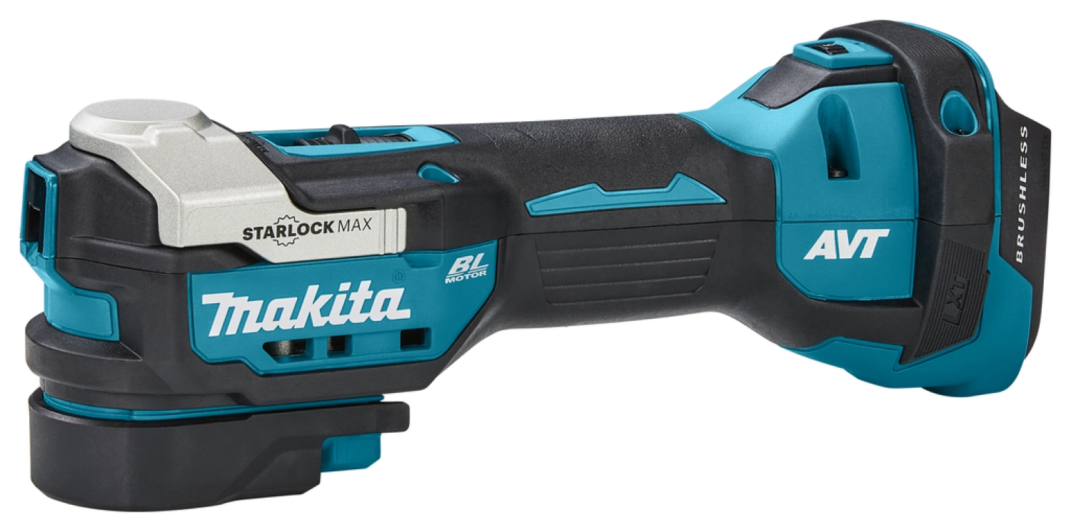 Makita DTM52ZJX2 18V Li-Ion accu multitool body incl. accessoires in Mbox - met gratis Makita WK T-Shirt - Maat M-image