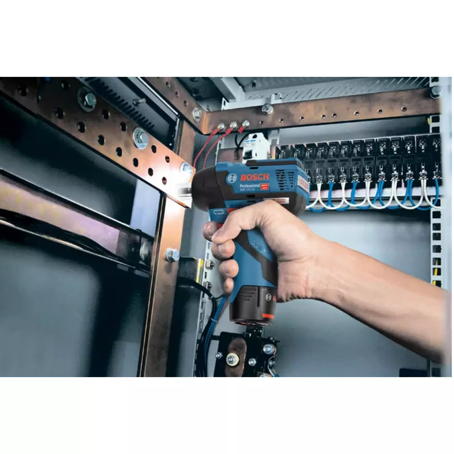 Bosch GDS 12V-115 12V Li-ion accu draaislagmoeraanzetter body in L-Boxx - 115Nm - 3/8" - koolborstelloos-image