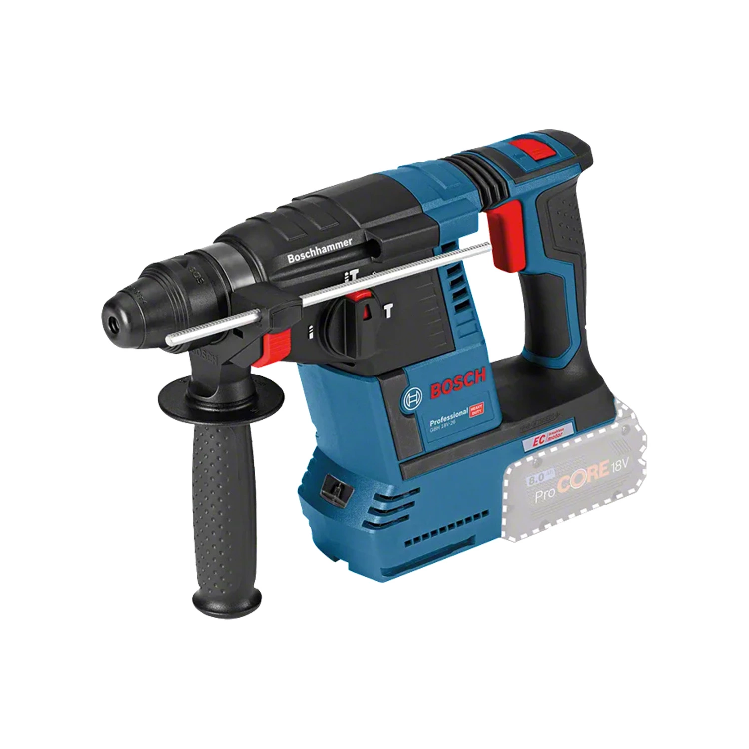 Bosch Set van 4 18V-machines GSR 18V-65 + GDX 18V-285 + GBH 18V-26 + GWS 18V-11