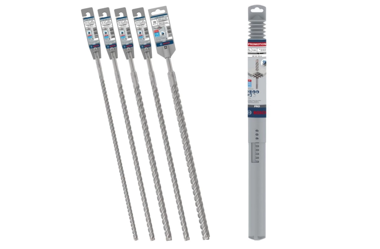 Bosch 061599766W Jeu de 5 forets SDS-PLUS courts-image