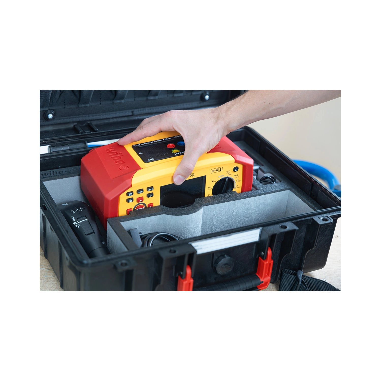 Wiha 47216 Installatietester set MFT one in koffer - incl. gereedschap en toebehoren