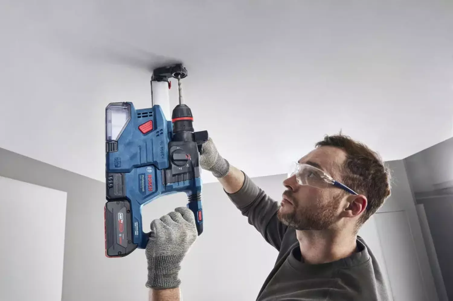 Bosch GBH 18V-22 X SDS-plus accu ONECHUCK boorhamer set (2x 4,0Ah) in L-Boxx-image