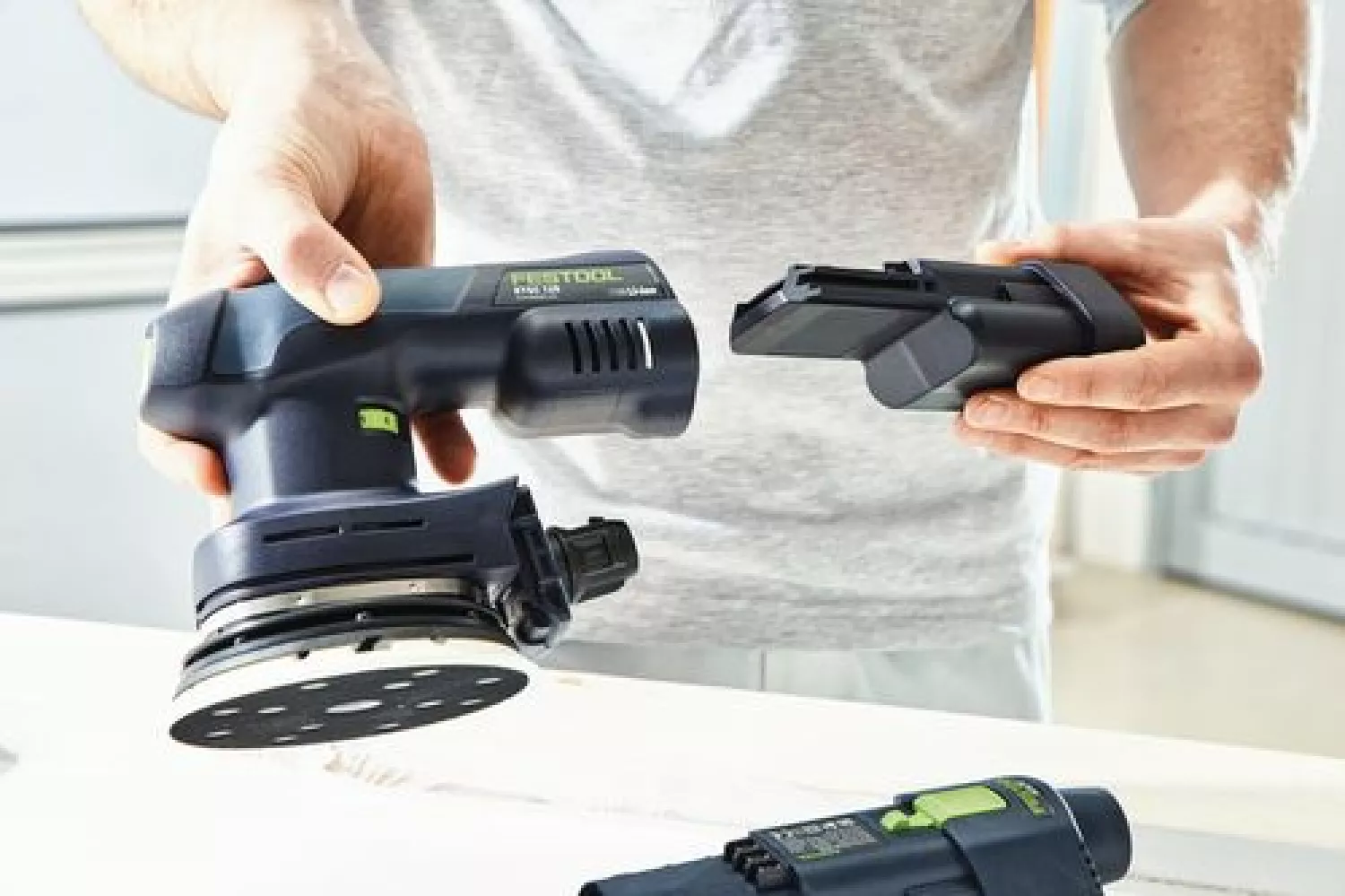 Festool ETSC 125-Basic ERGO 18V Li-Ion Ponceuse excentrique sans fil en systainer - avec batterie 3.1Ah-image