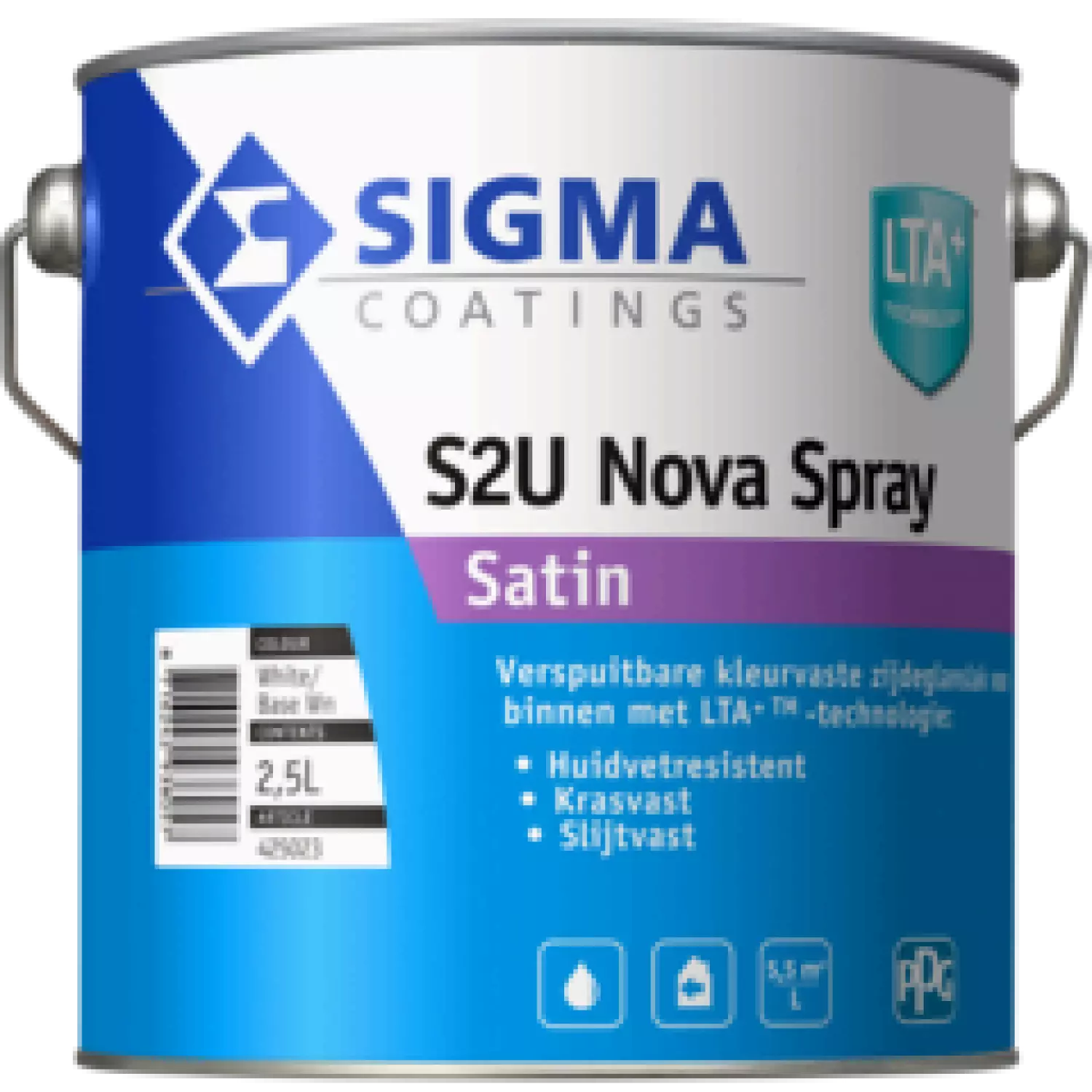 Sigma S2U nova spray satin - op kleur gemengd - 5L-image