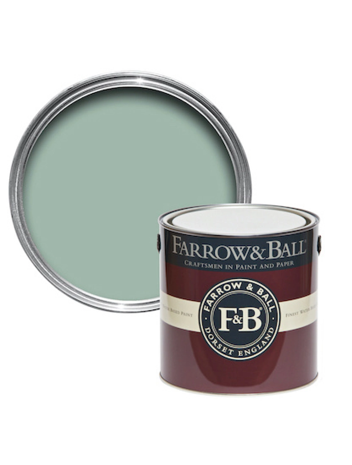 Farrow & Ball Estate Eggshell Green Blue No.84 - 2.5L-image