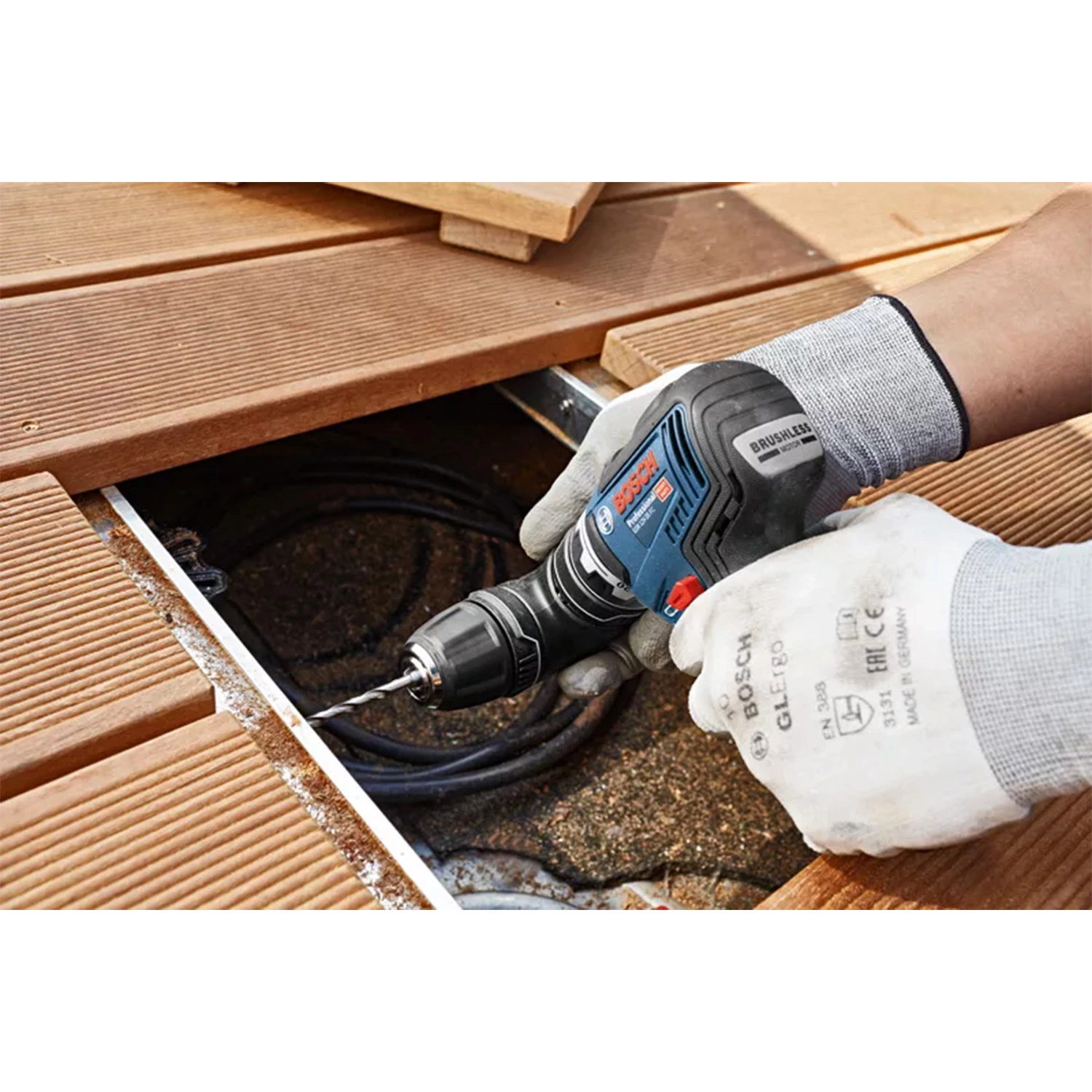 Bosch 06019H3002 - Perceuse-visseuse sans fil GSR 12V-35 FC C&G GFA 12-B, - machine seule-image