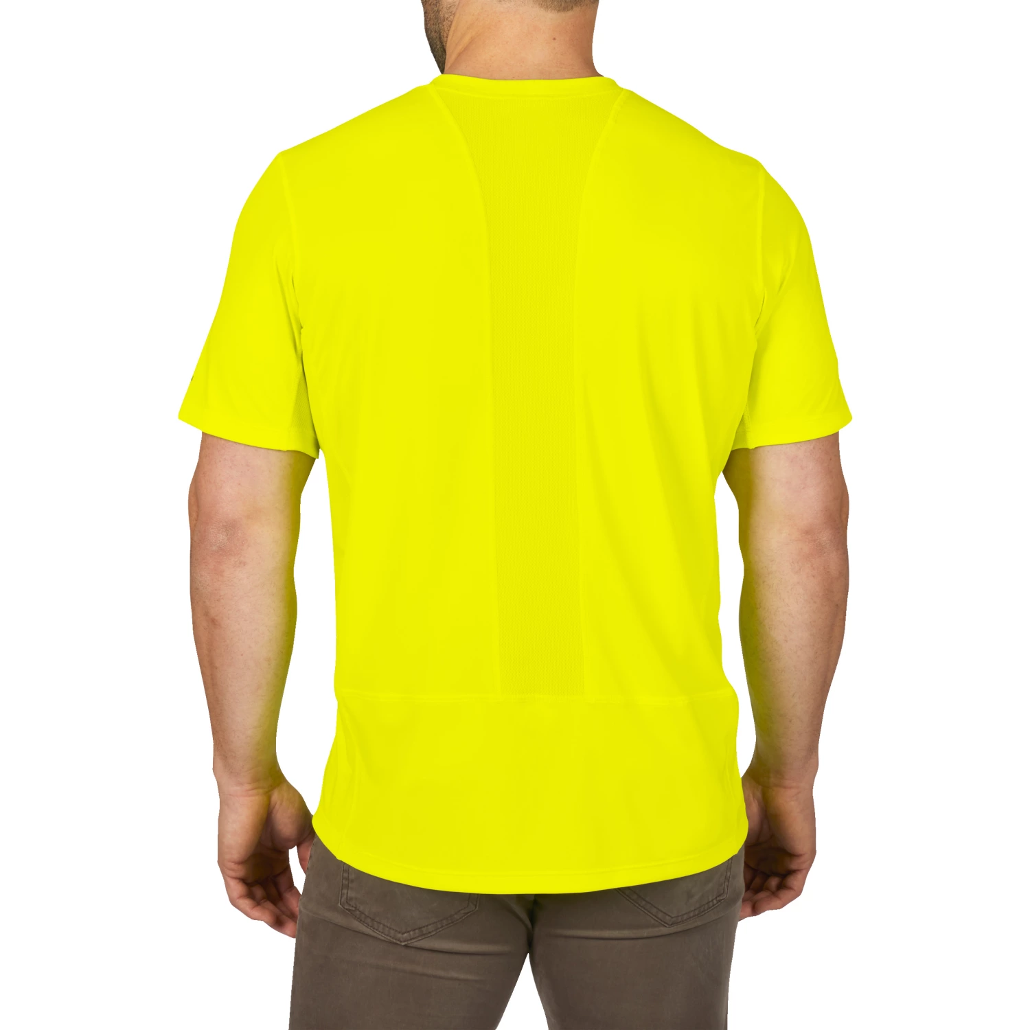 Milwaukee WORKSKIN performance shirt met korte mouwen voor warm weer - geel - XL-image