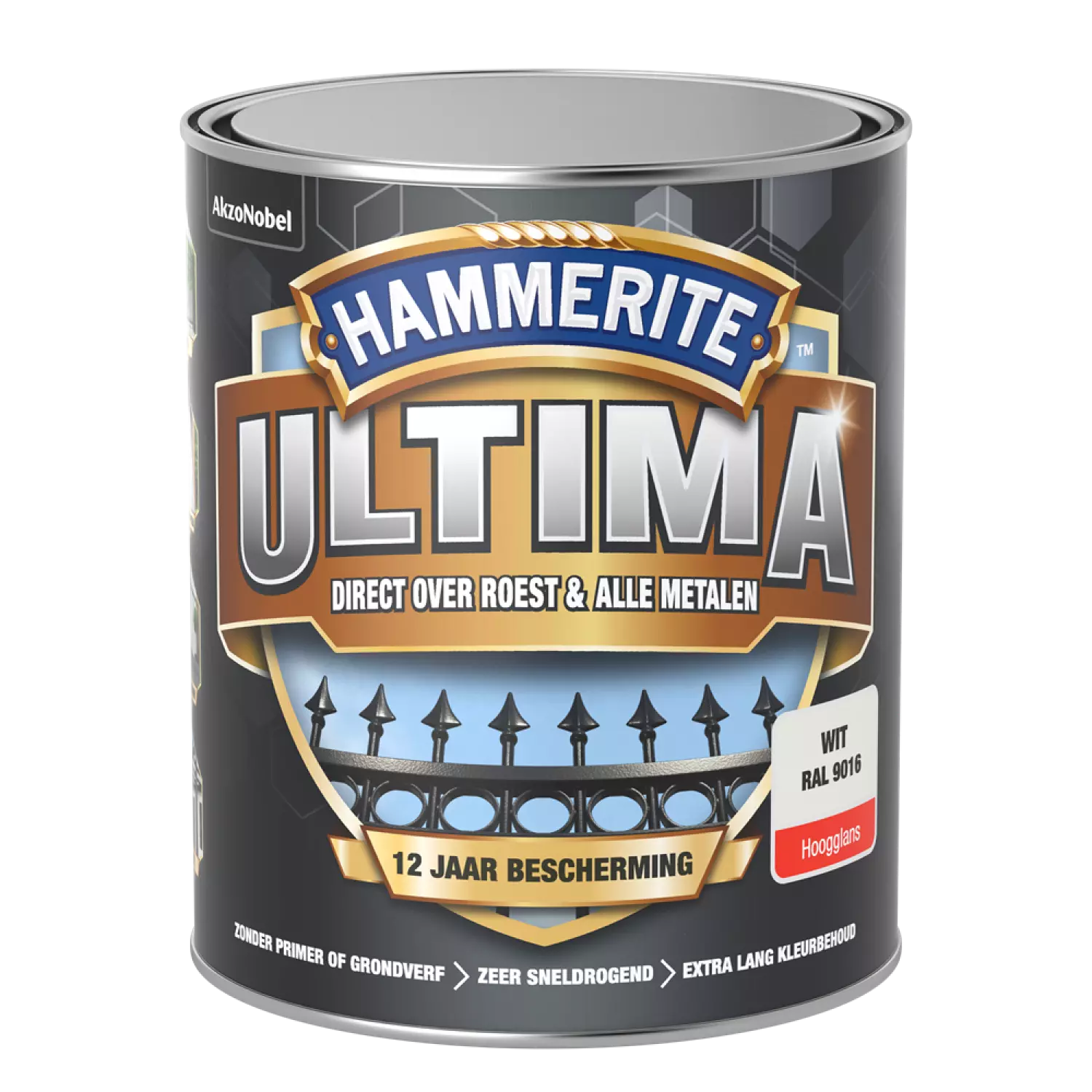 Hammerite Ultima Hoogglans - Verkeerswit - 0,75L-image