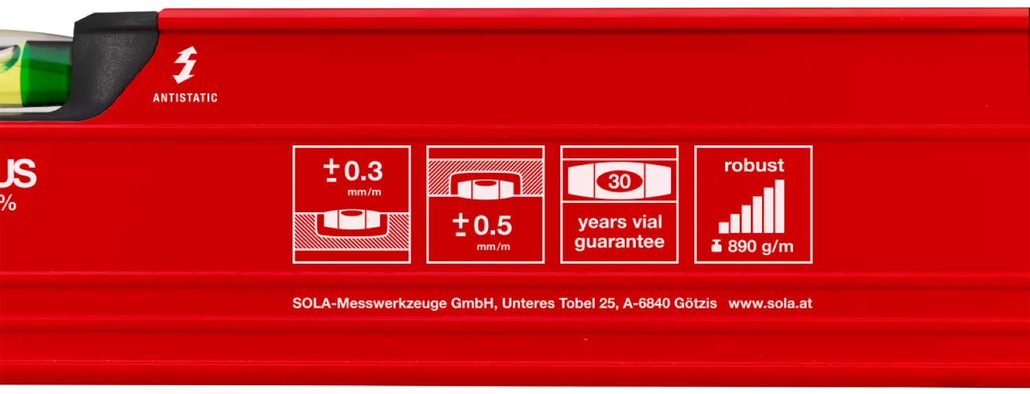 Sola BIG RED 3 200 Aluminium waterpas - 2000mm-image