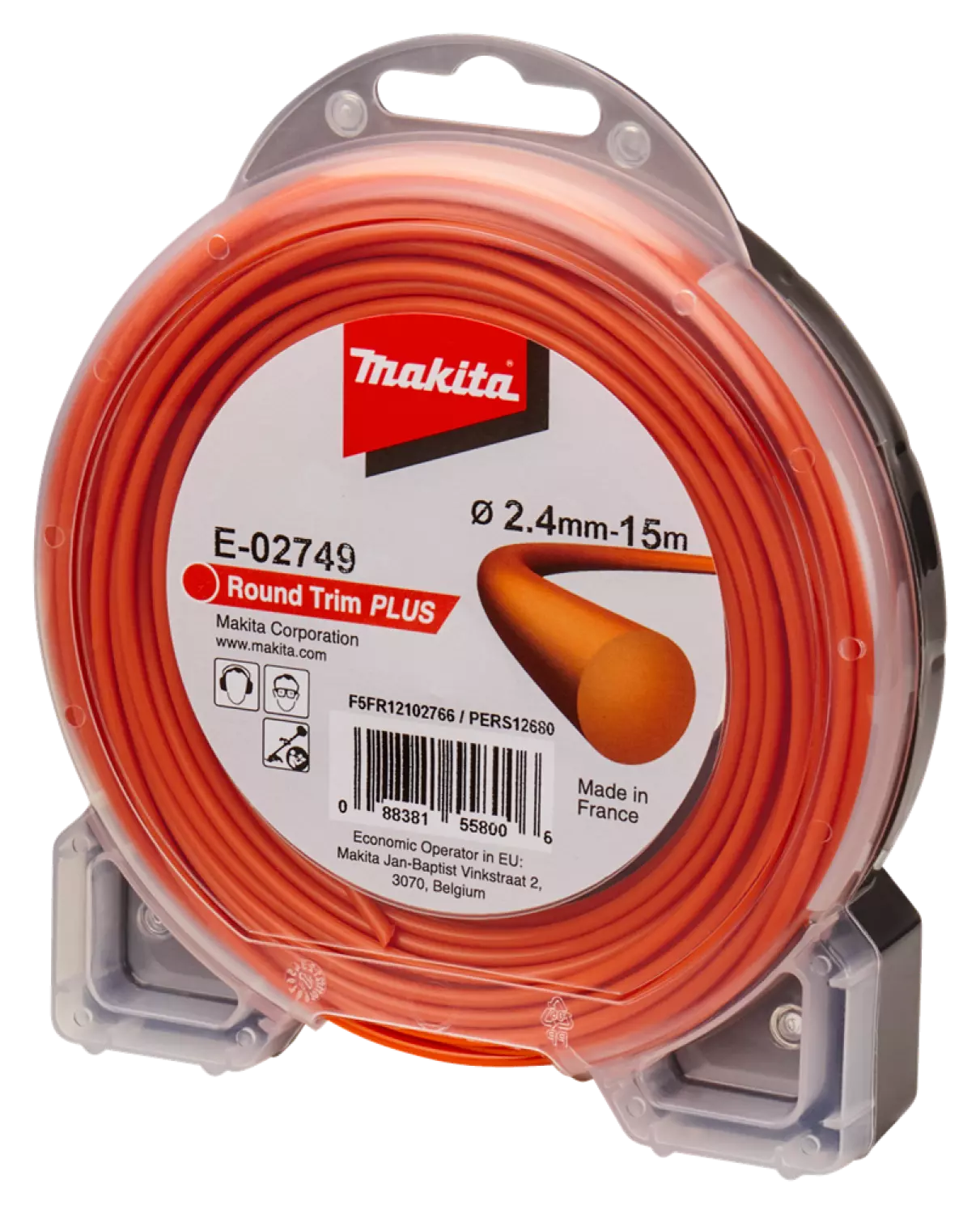 Makita E -02749 Fil de coupe - 2,4 x 15m - rond-image