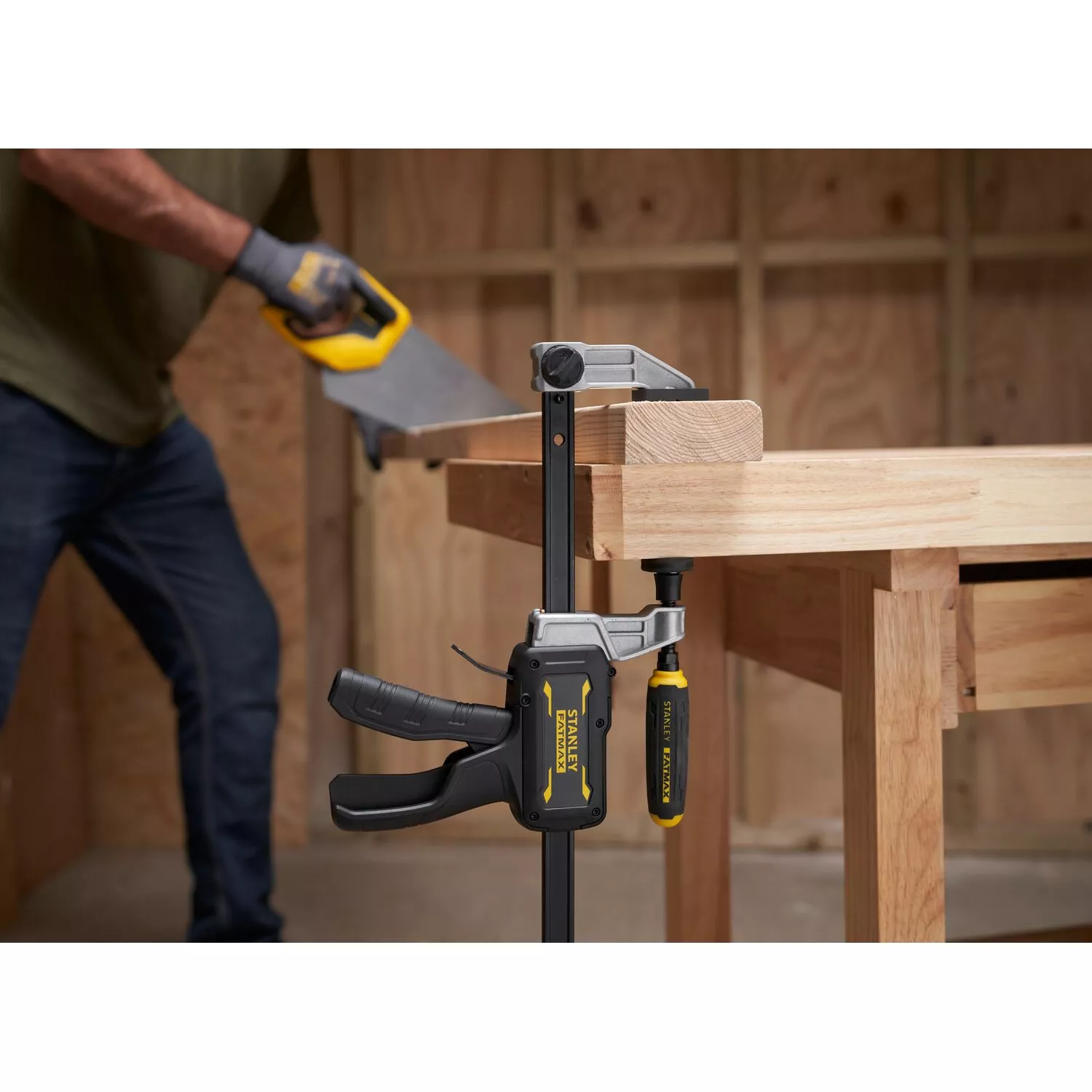 Stanley FMHT83007-0 Hybrid Eenhands Lijmklem - 450mm-image