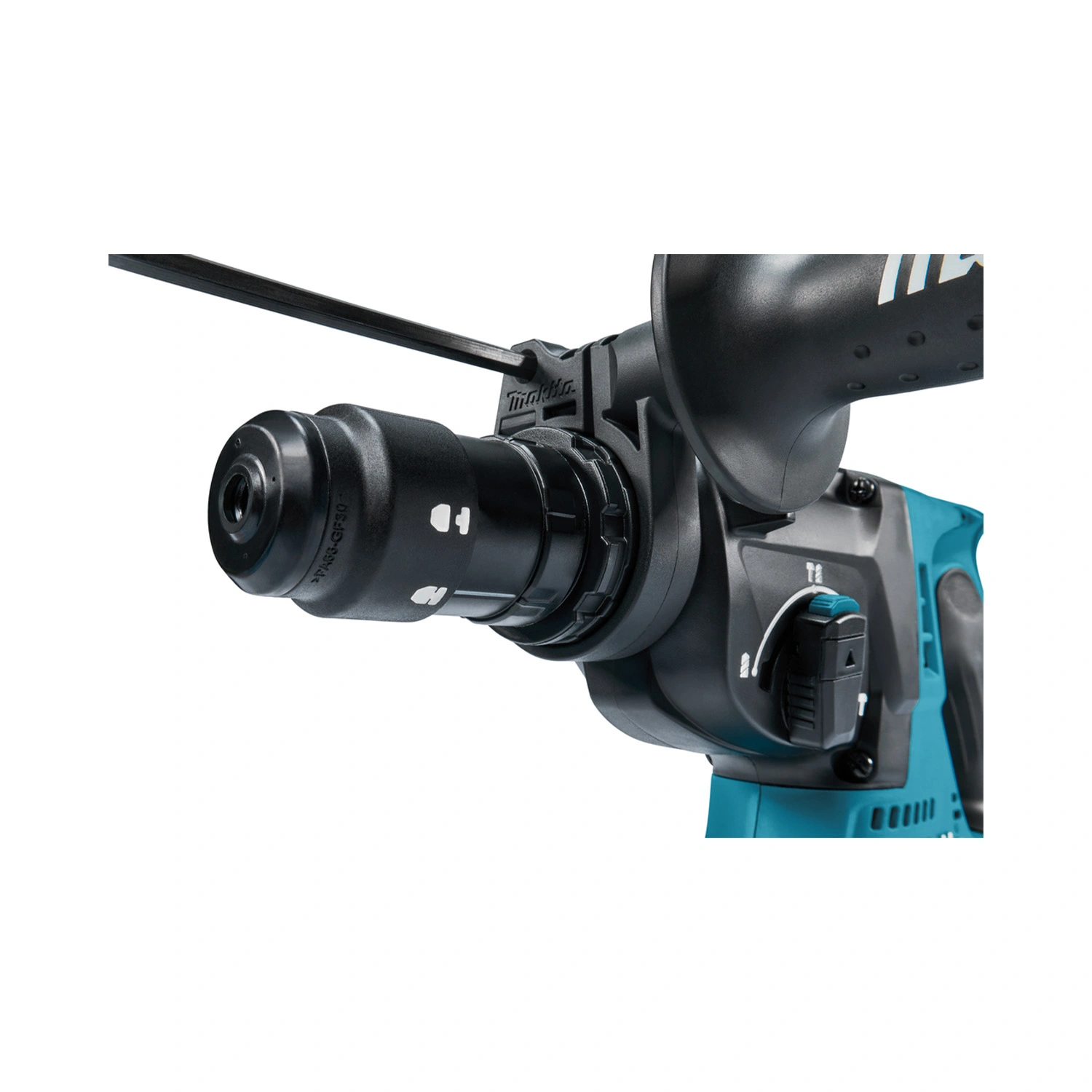 Makita DHR243ZJ 18V Li-Ion Accu SDS-plus combihamer incl. snelspanboorkop body in Mbox - 2J - koolborstelloos