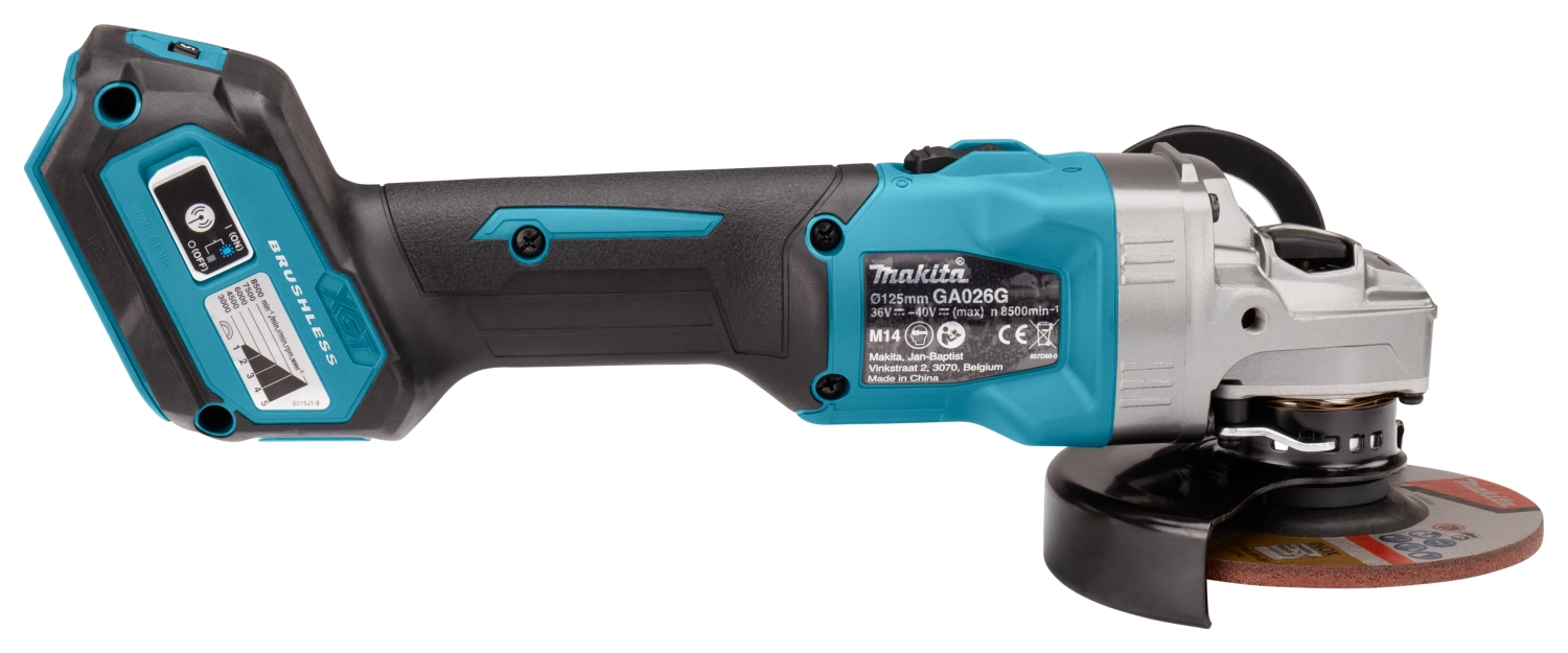 Makita GA026GZ XGT 40V Max Li-ion accu haakse slijper body - 125mm-image