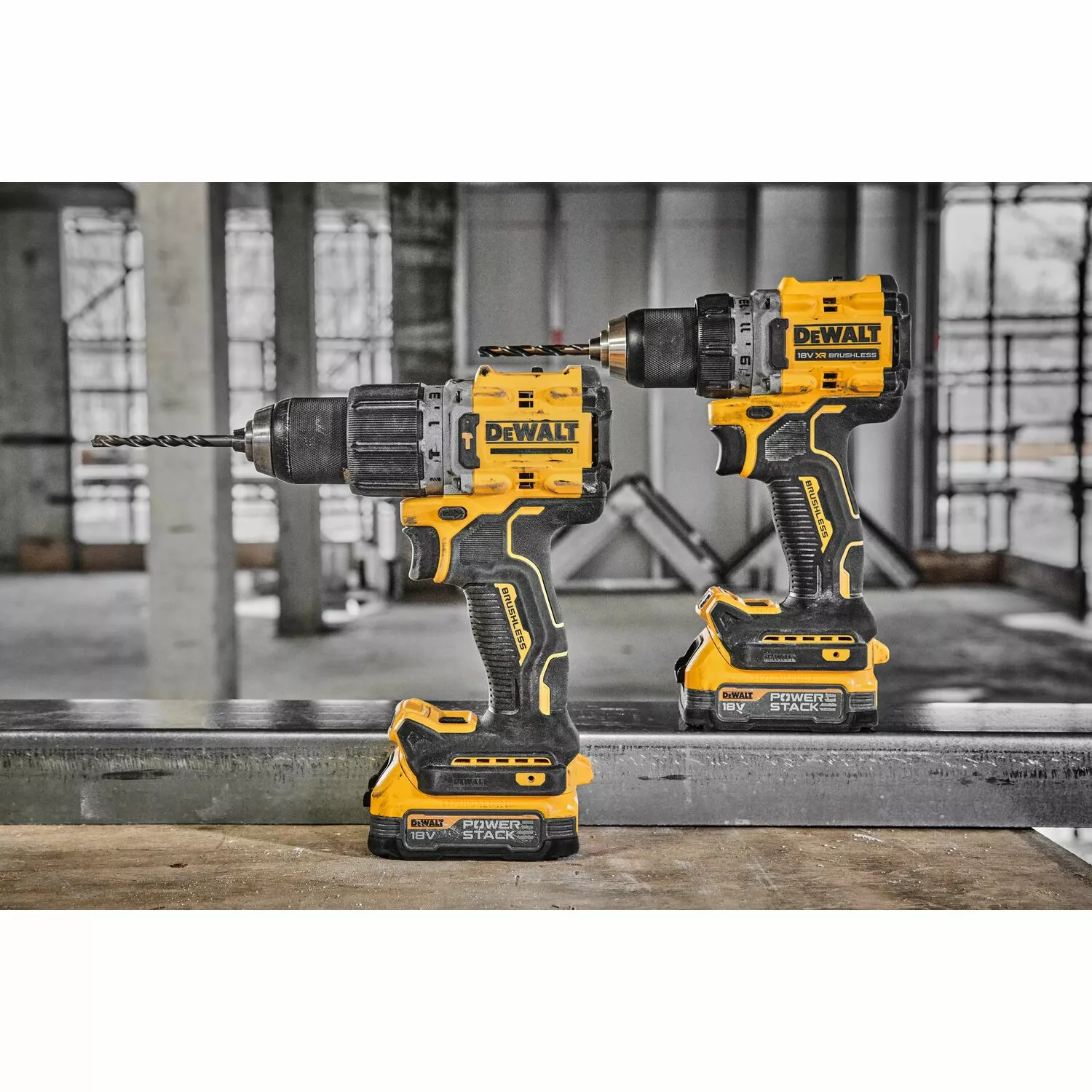 DeWALT DCD800E2T-QW 18V XR Li-ion Accu klopboormachine set (2x PowerStack) in TSTAK koffer-image