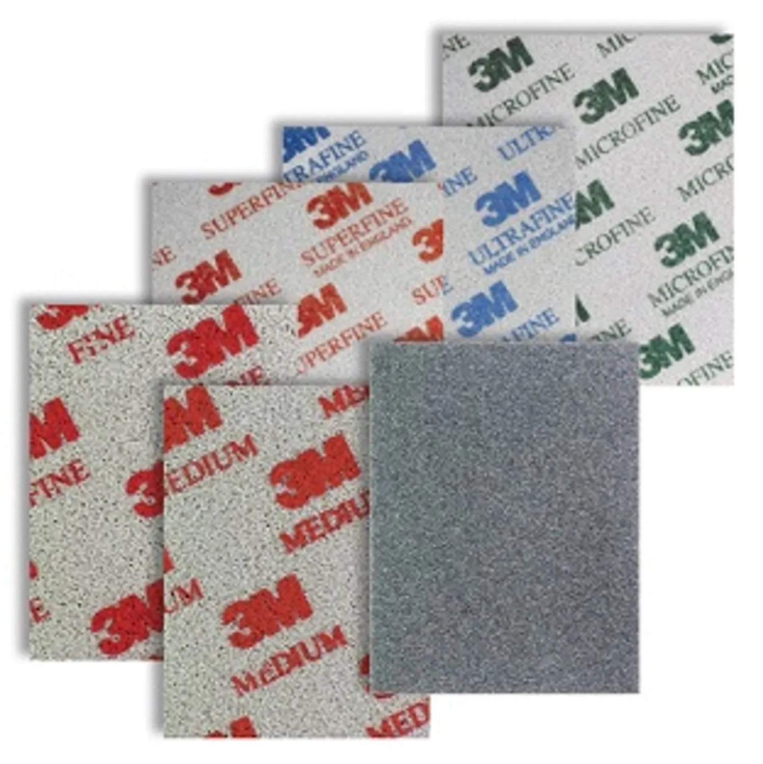 3M Softback Éponge abrasive - 140 mm x 115 mm - Fine - K180-image