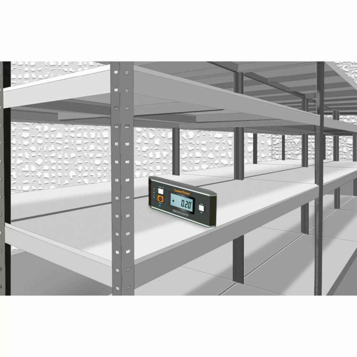 Laserliner MasterLevel Compact Plus Digitale waterpas - magnetisch - Bluetooth - 152mm-image