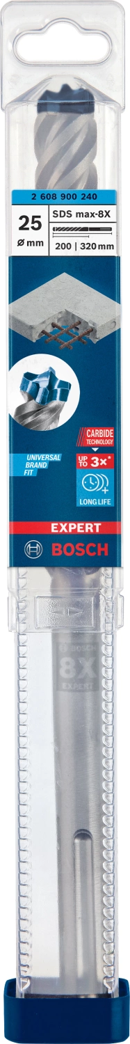 Bosch 2608900240 EXPERT Foret SDS Max-8X - 25x200x320mm-image