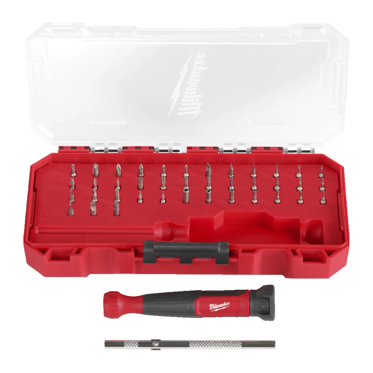 Milwaukee 4932498177 Tournevis - Set de précision multi-embouts 39 en 1 dans PACKOUT-image