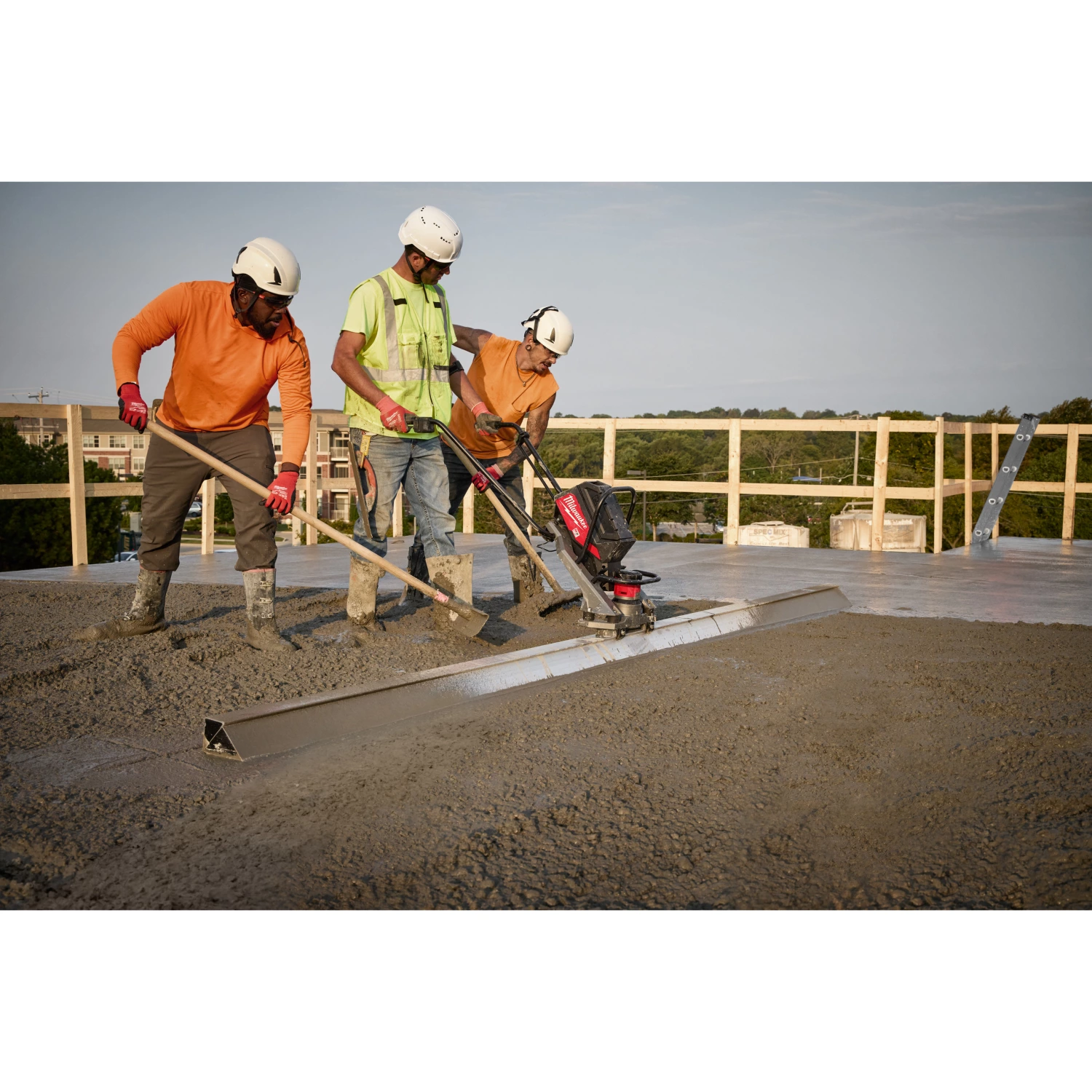 Milwaukee MXF PSC-302 MX Fuel accu beton trilspaan set (2x 3.0Ah accu)-image