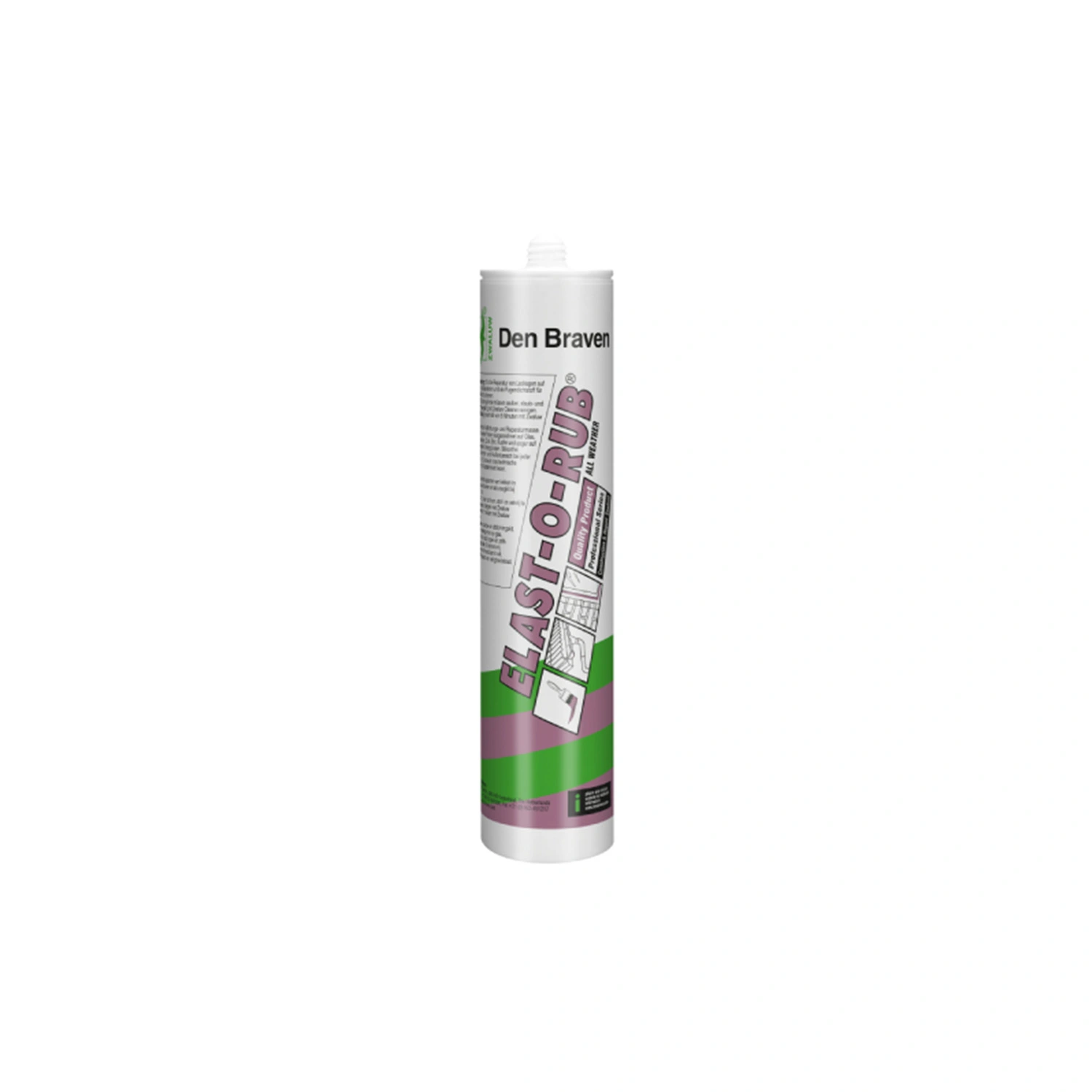 Zwaluw Den Braven 31020571 Elast-O-Rub® - Transparant - 310ml