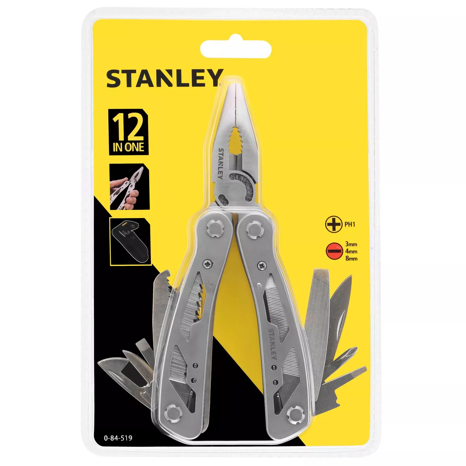 Stanley 0-84-519 Outil multifonctions 12 en 1-image