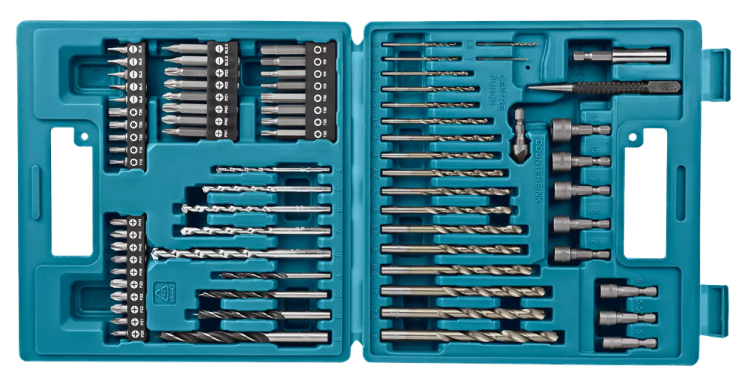 Makita B-49373 Jeu d'embouts de vissage et de perçage - 75 pièces-image