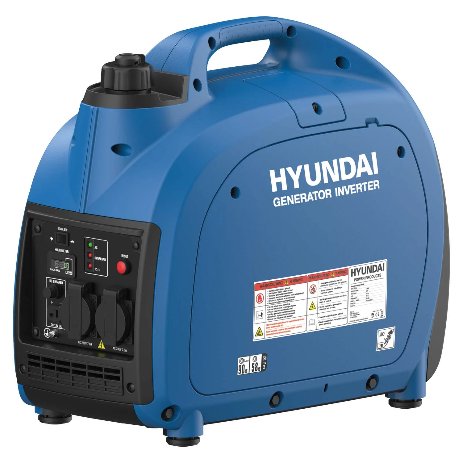 Hyundai 55011 Benzine generator / inverter aggregaat - 2000W