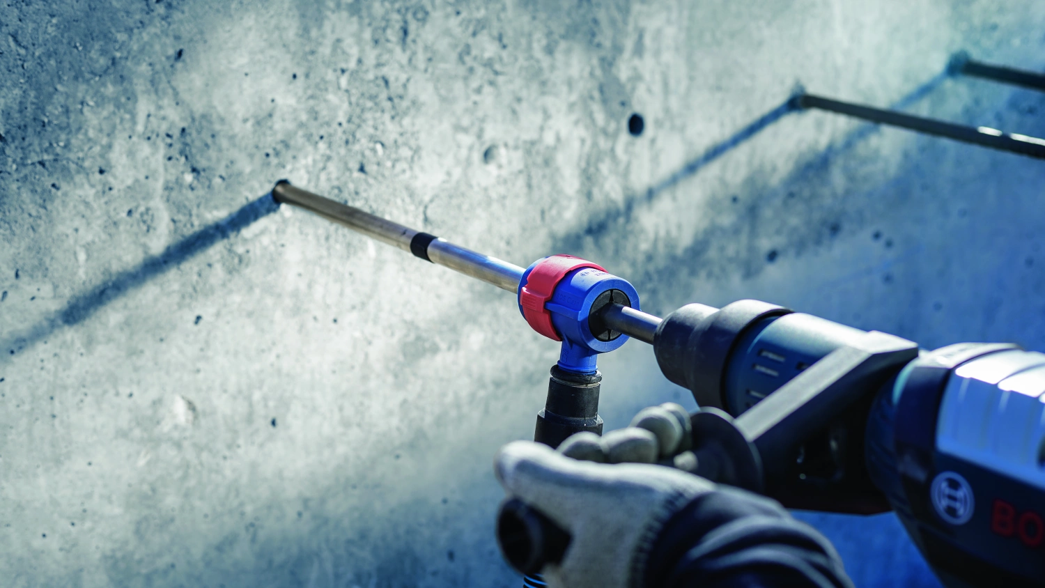 Bosch 2608901765 EXPERT Foret à Marteau SDS Clean SDS plus-8X - 12x200x350mm avec connecteur-image