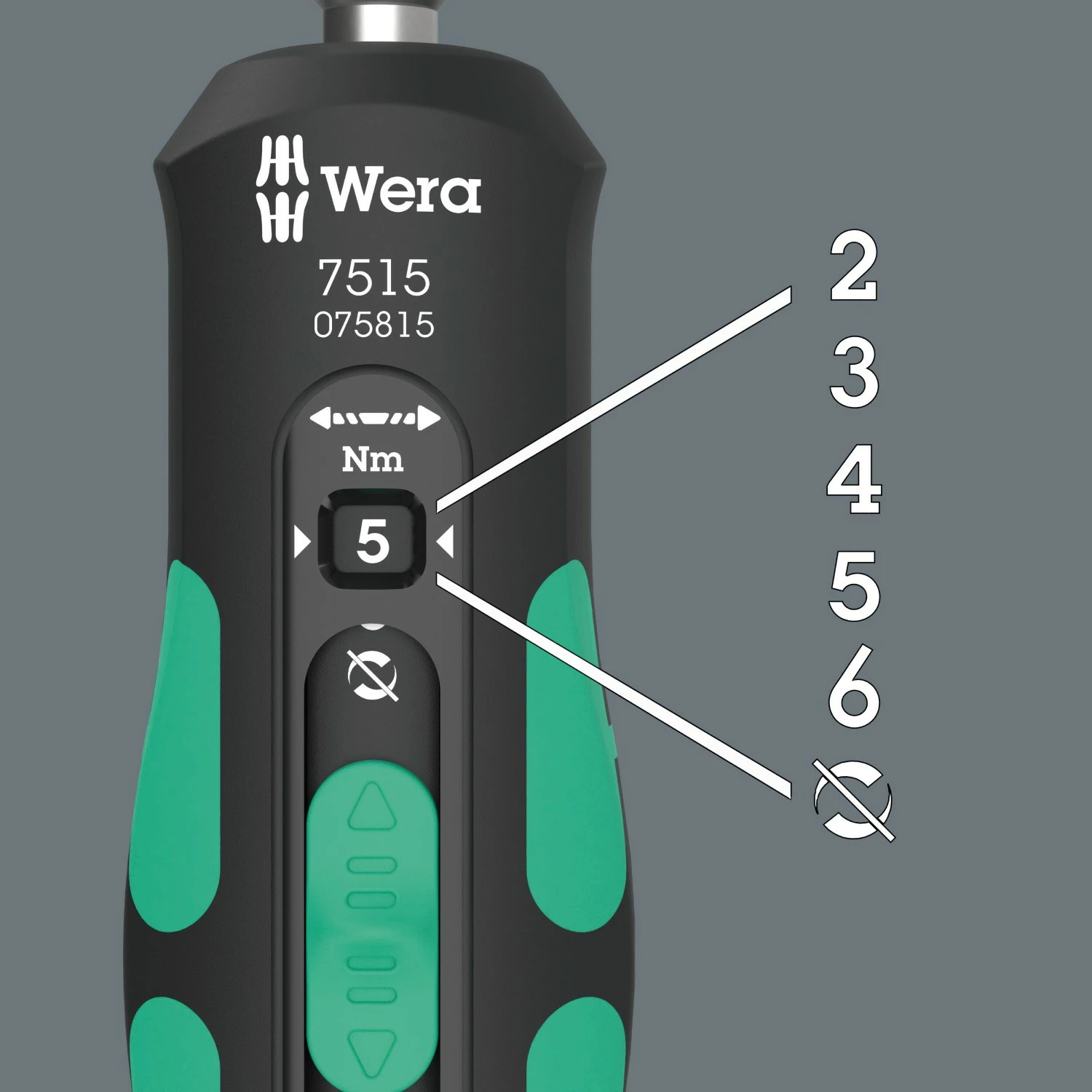 Wera 05075815001 7515 Kraftform Safe-Torque Speed Draaimomentschroevendraaier - 2-6 Nm-image