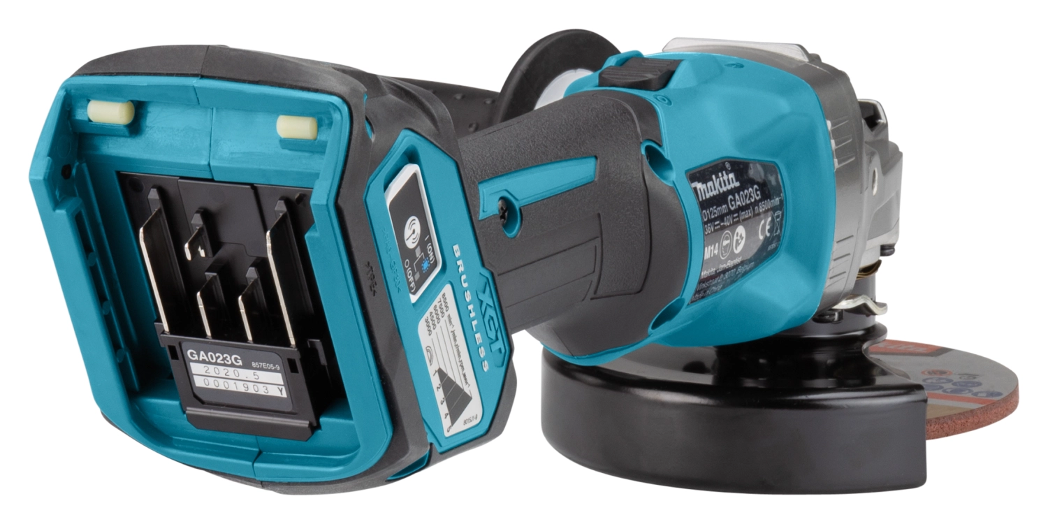 Makita GA023GZ Meuleuse d'angle sans-fil - XGT 40V max Li-ion - 125 x 22,23 mm - Brushless - Machine seule-image