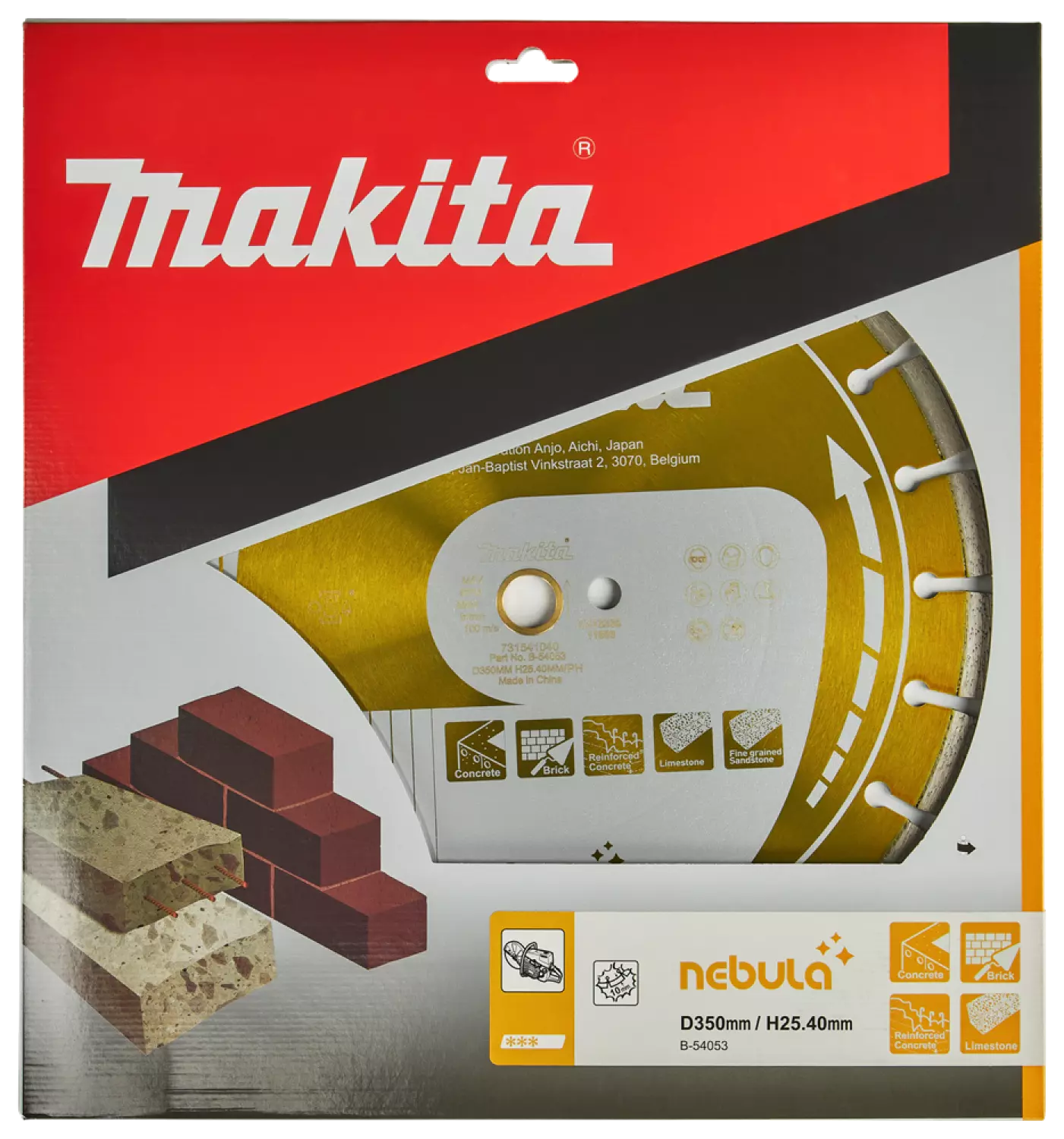 Makita B-54053 Diamantschijf - 350 x 25,4mm - Universeel-image