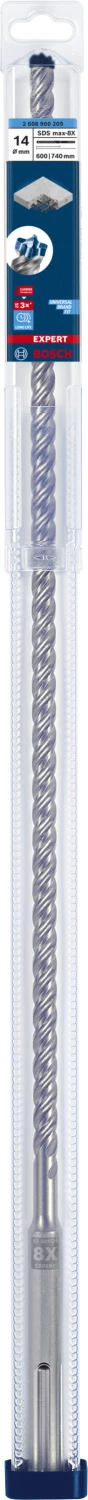 Bosch 2608900209 EXPERT Foret SDS Max-8X - 14x600x740mm-image