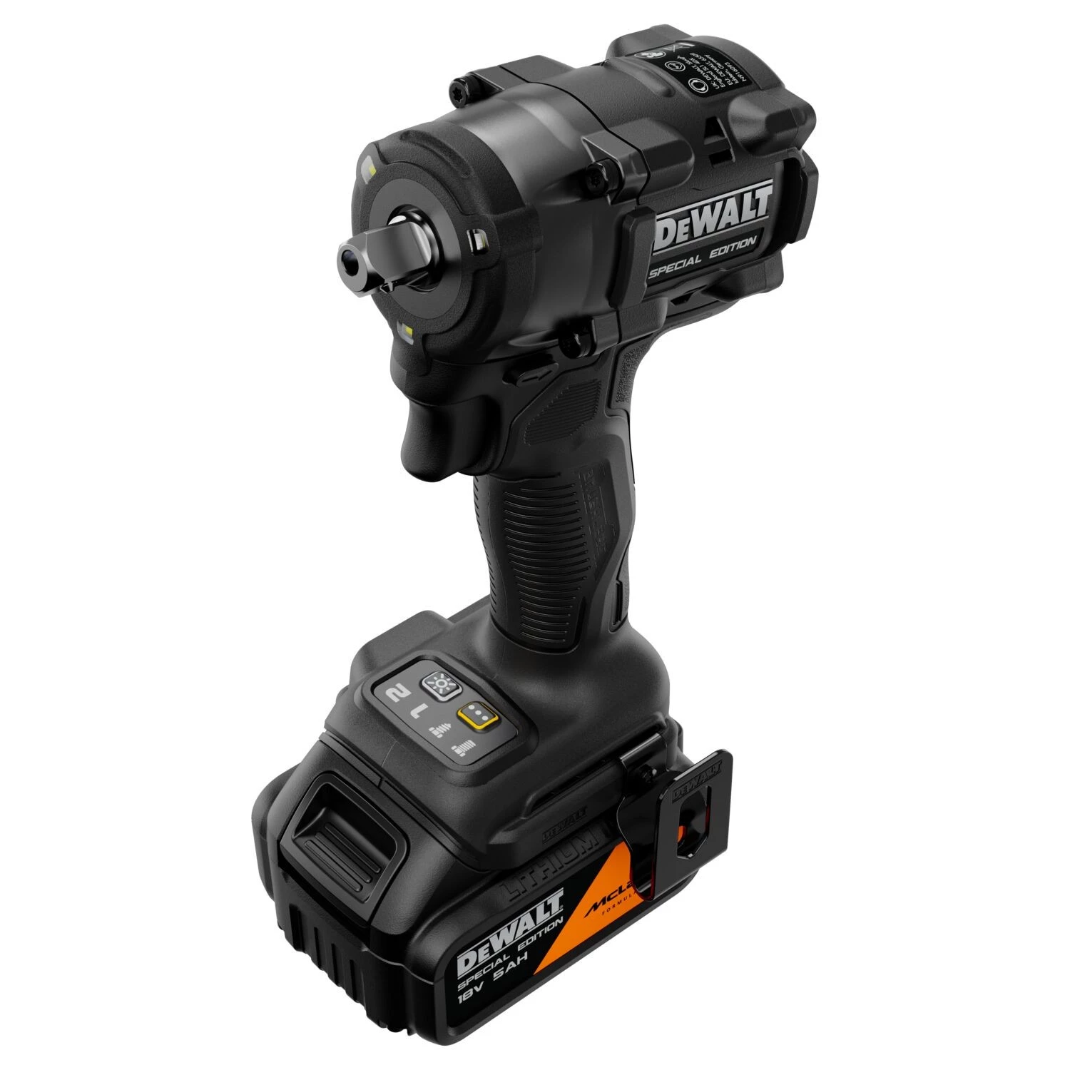 DeWALT X MCLAREN DCF92MP2T-QW 18V XR 1/2" accu slagmoersleutel set (2x 5.0Ah accu + lader)