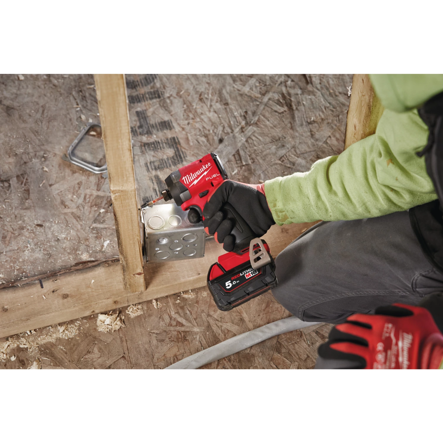 Milwaukee M18 FID3-0X 18V Li-Ion accu slagschroevendraaier body in HD Box - 226Nm - koolborstelloos-image