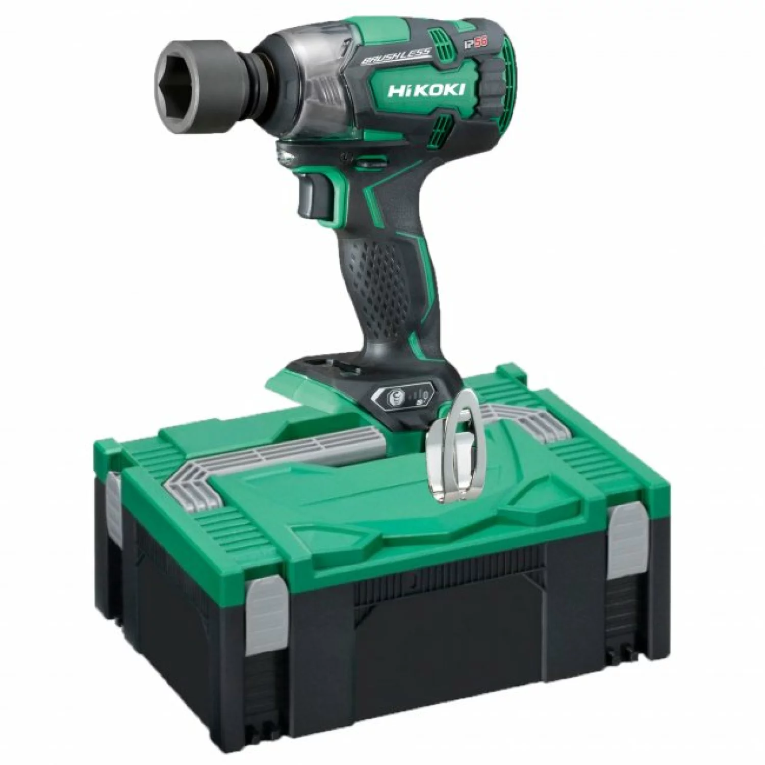 HiKOKI WR18DBDL2W2Z - Clé à choc sans fil Li-Ion 18V (machine seule) - 305 Nm - 1/2" - moteur brushless-image
