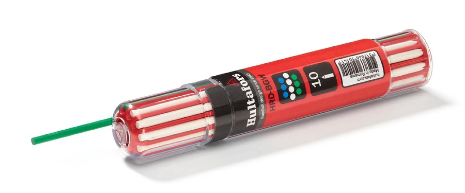 Hultafors HRD-BGW Recharge crayon (10 pcs) - Bleu, vert et blanc-image