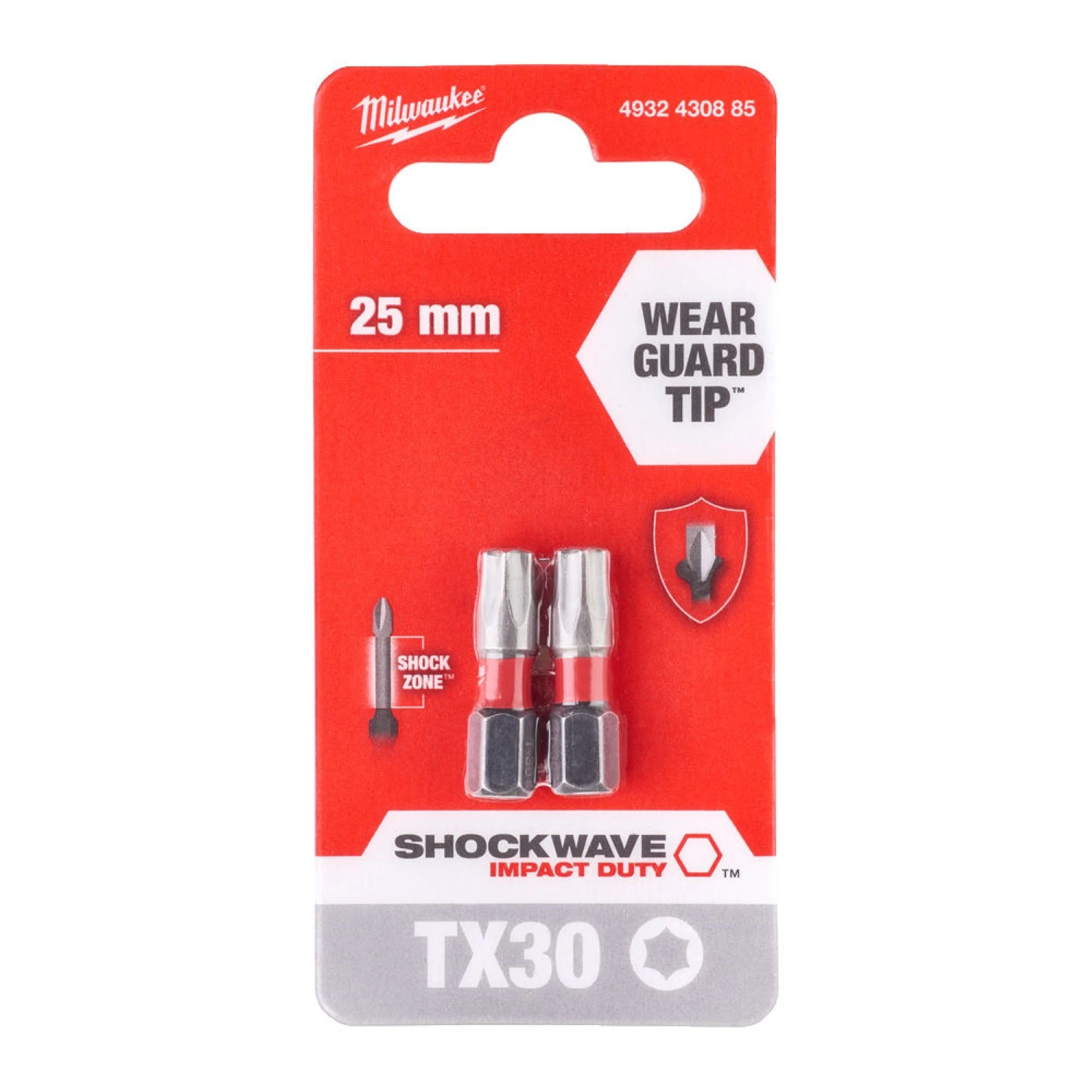 Milwaukee 4932352432 / 4932430854 Shockwave impact duty Embout de vissage PH 2 - 50 mm (1st)-image