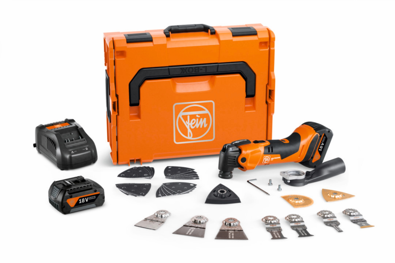 Fein AMM500 Plus Top MULTIMASTER 18V Li-ion Accu Multitool set (2x 4.0Ah)-image