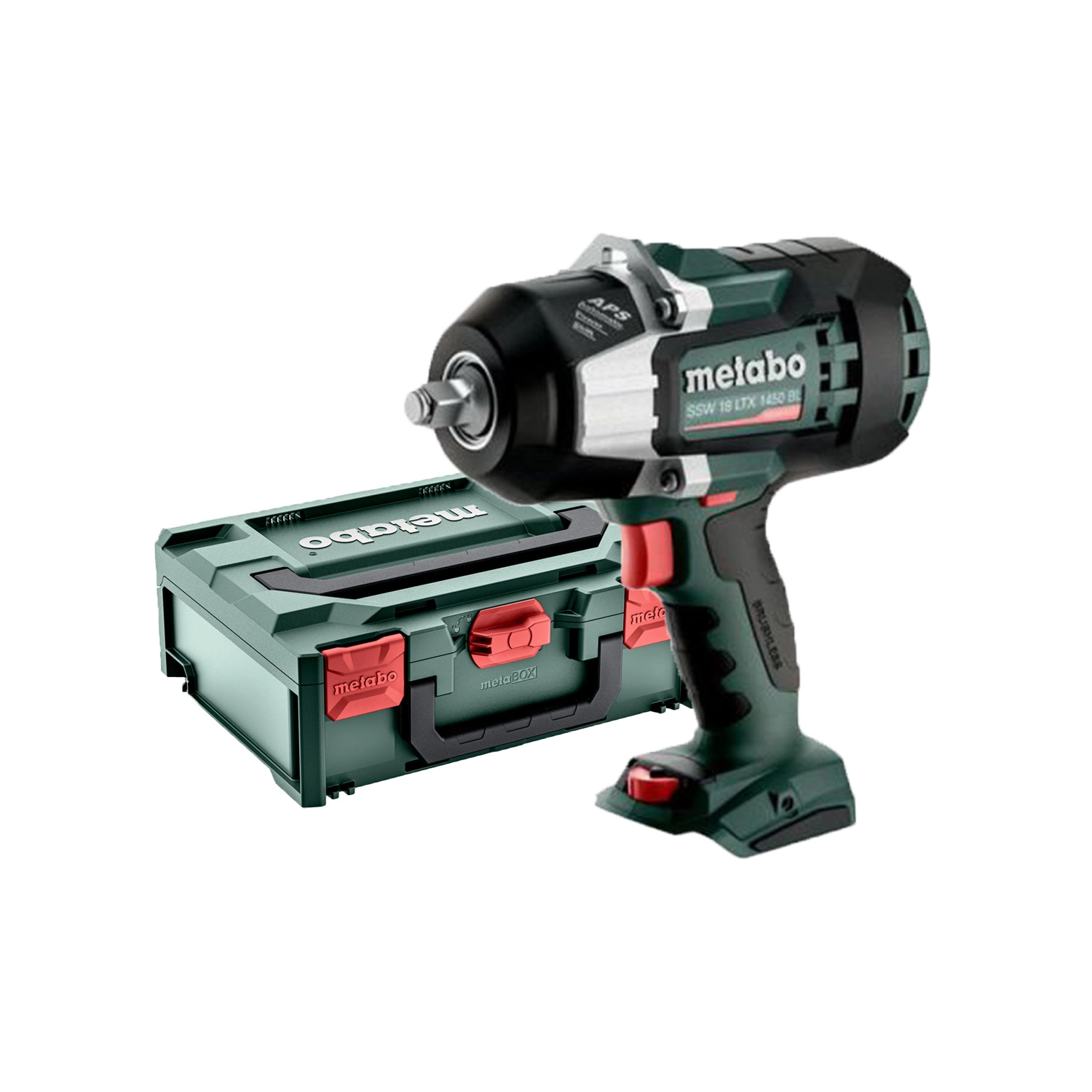 Metabo SSW 18 LTX 1450 BL body 18V Li-ion Accu Slagmoersleutel body in metaBOX-image