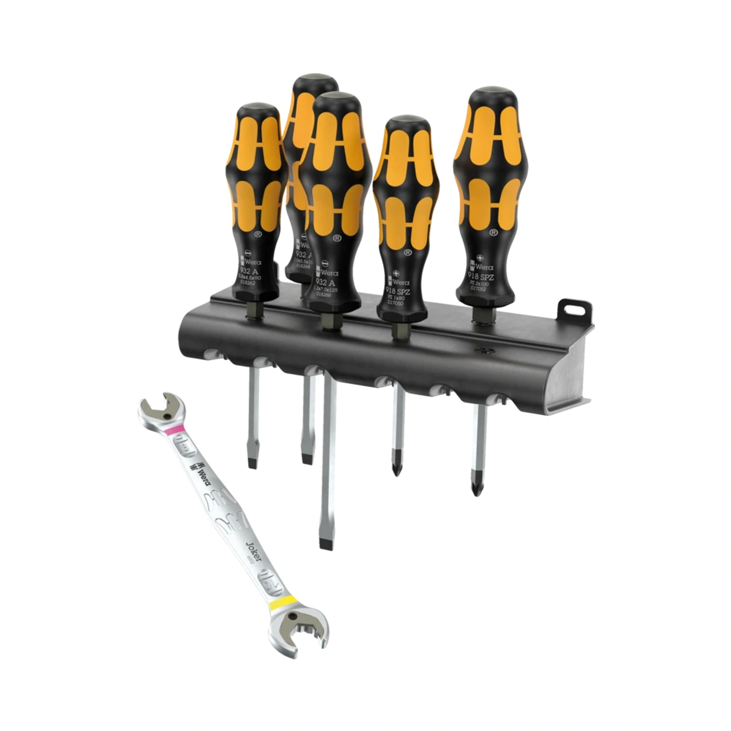 Wera 05136079001 jeu de tournevis 6 pièces PZ/SL + jeu de clés plates 6002 Joker Set 2 Special Edition