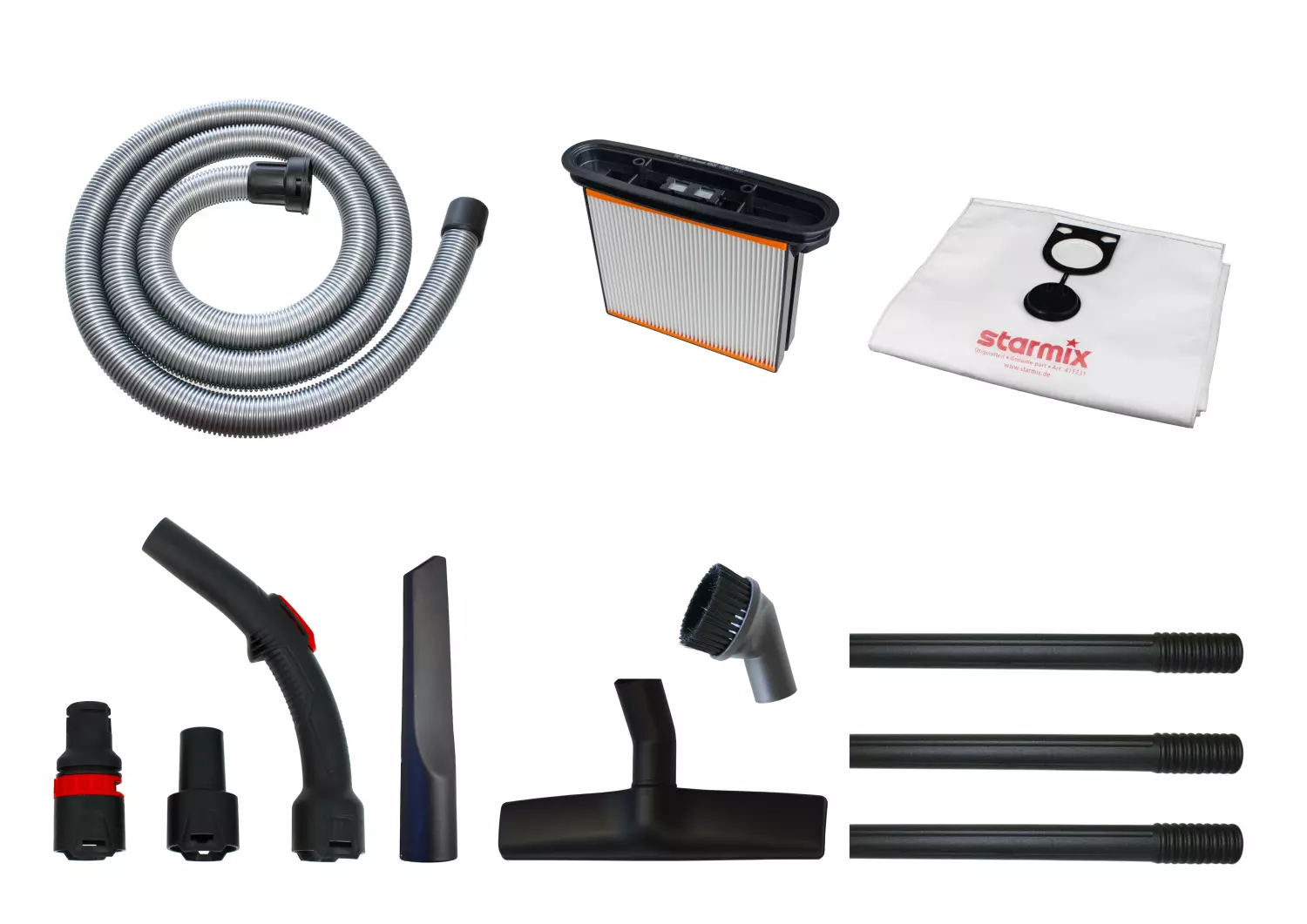 Starmix ISC L-1418 Mini Plus Bouwstofzuiger - 1400W - L-klasse - 18L-image