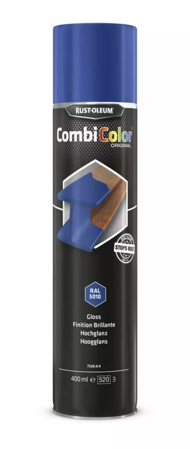 Rust-Oleum Combicolor Spuitbus - RAL 5010 genitaanblauw - 0,4L-image
