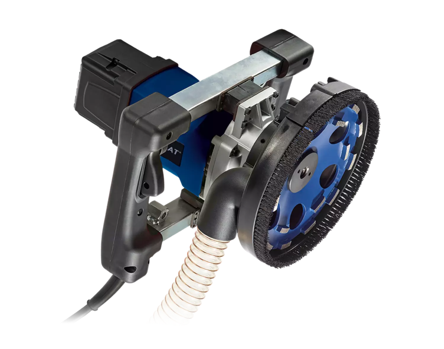 Carat MZBS125500 TwoGrip 125 Dustec ponceuse à béton en mallette - 125mm - 2200W-image