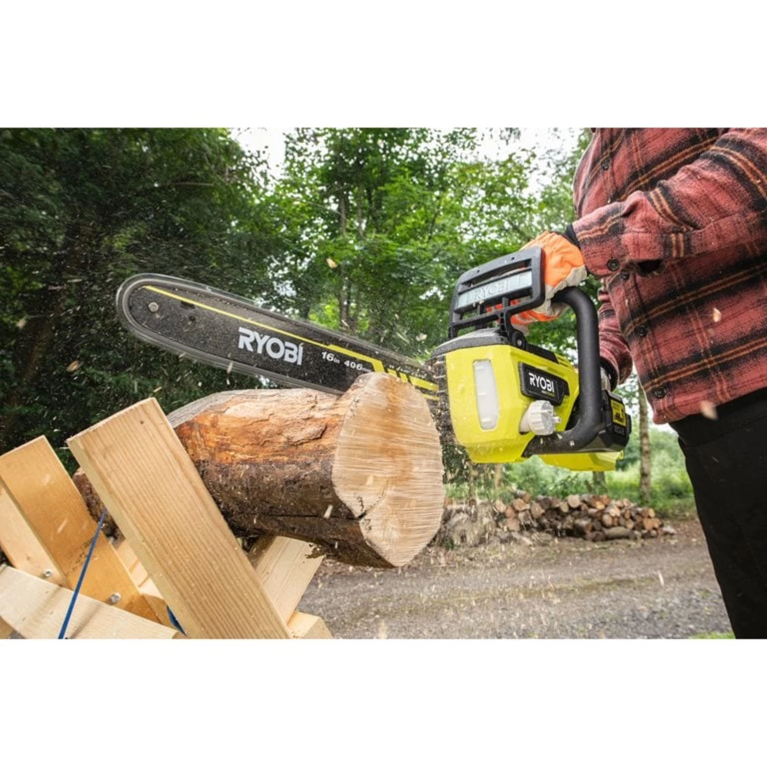 Ryobi RY36CSX40A-160 Tronçonneuse sans fil-image