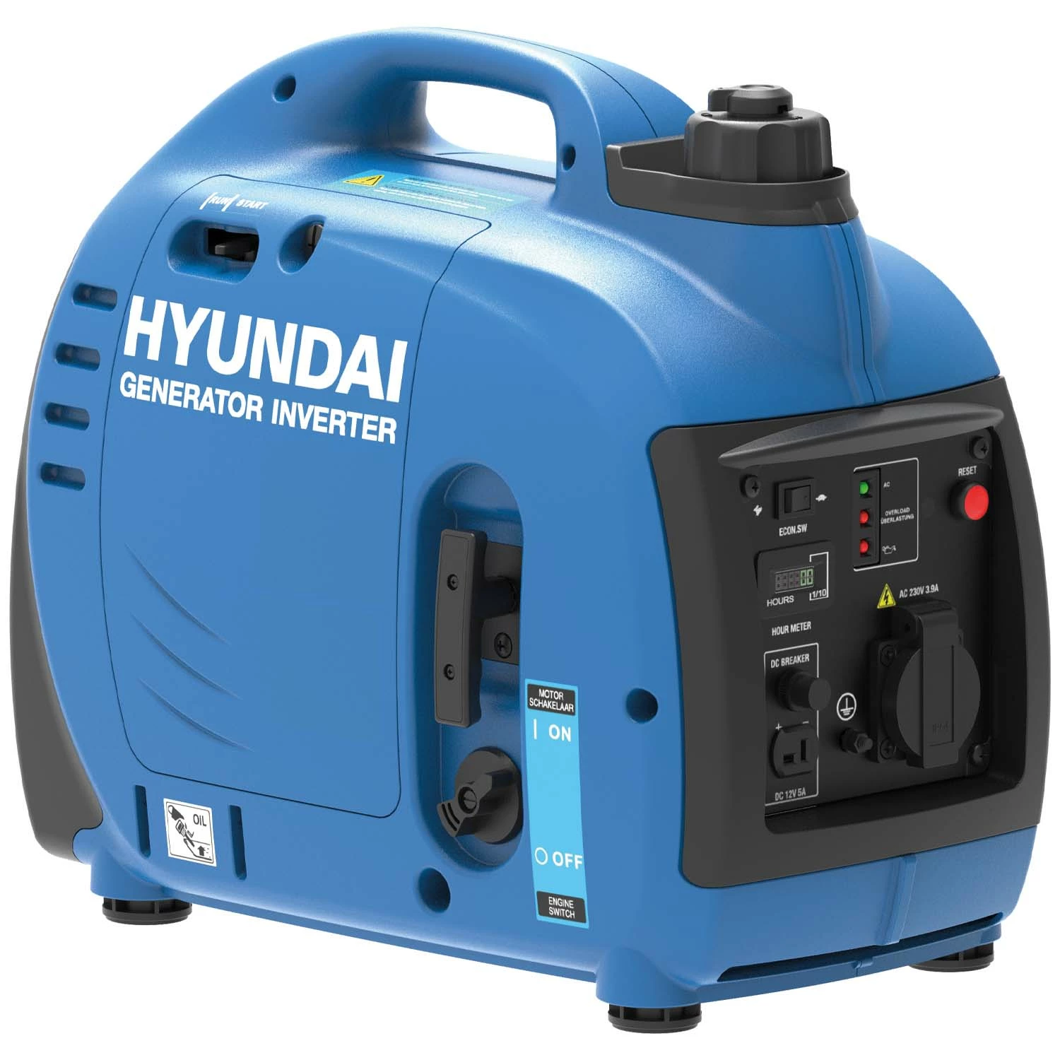 Hyundai 55010 Benzine generator / inverter aggregaat - 1000W - 55010-image