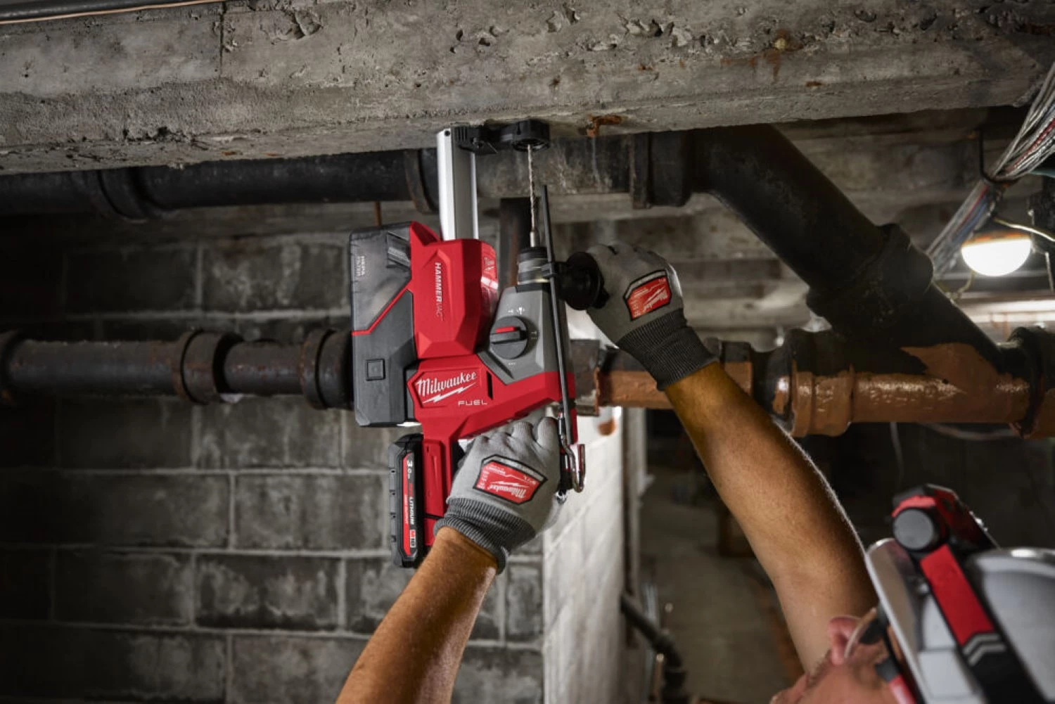 Milwaukee M18 FHAC16-0X 18V Li-ion accu compact SDS-plus combihamer body in HD Box - 1,7J-image