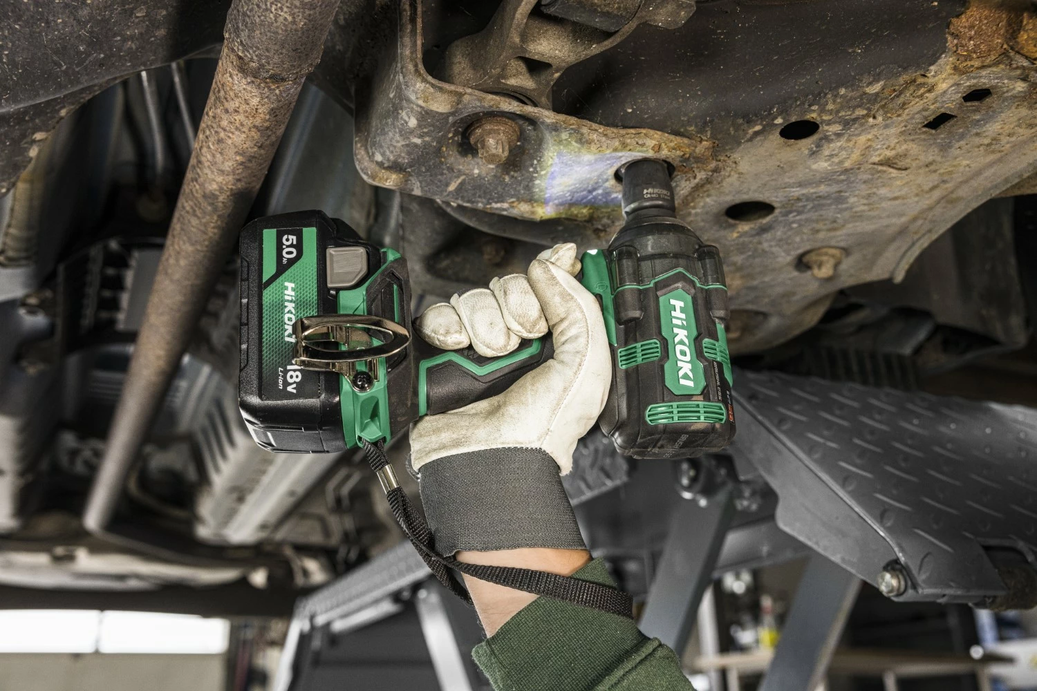 HiKOKI WR18DHW4Z 18V Li-ion accu slagmoeraanzetter body - 1/2"-image