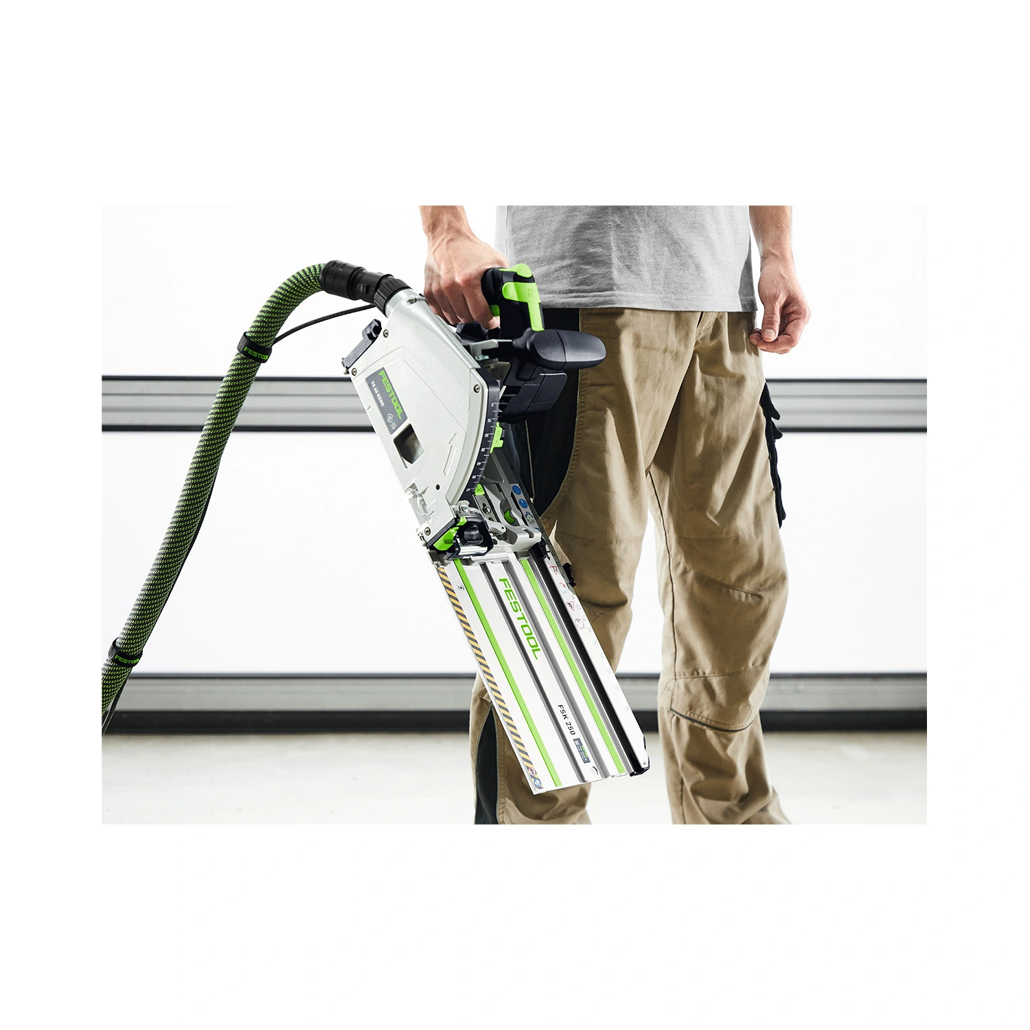 Festool TS 60 KEBQ-Plus-FS Invalcirkelzaag in Systainer - 1500W - 168mm - met geleiderail