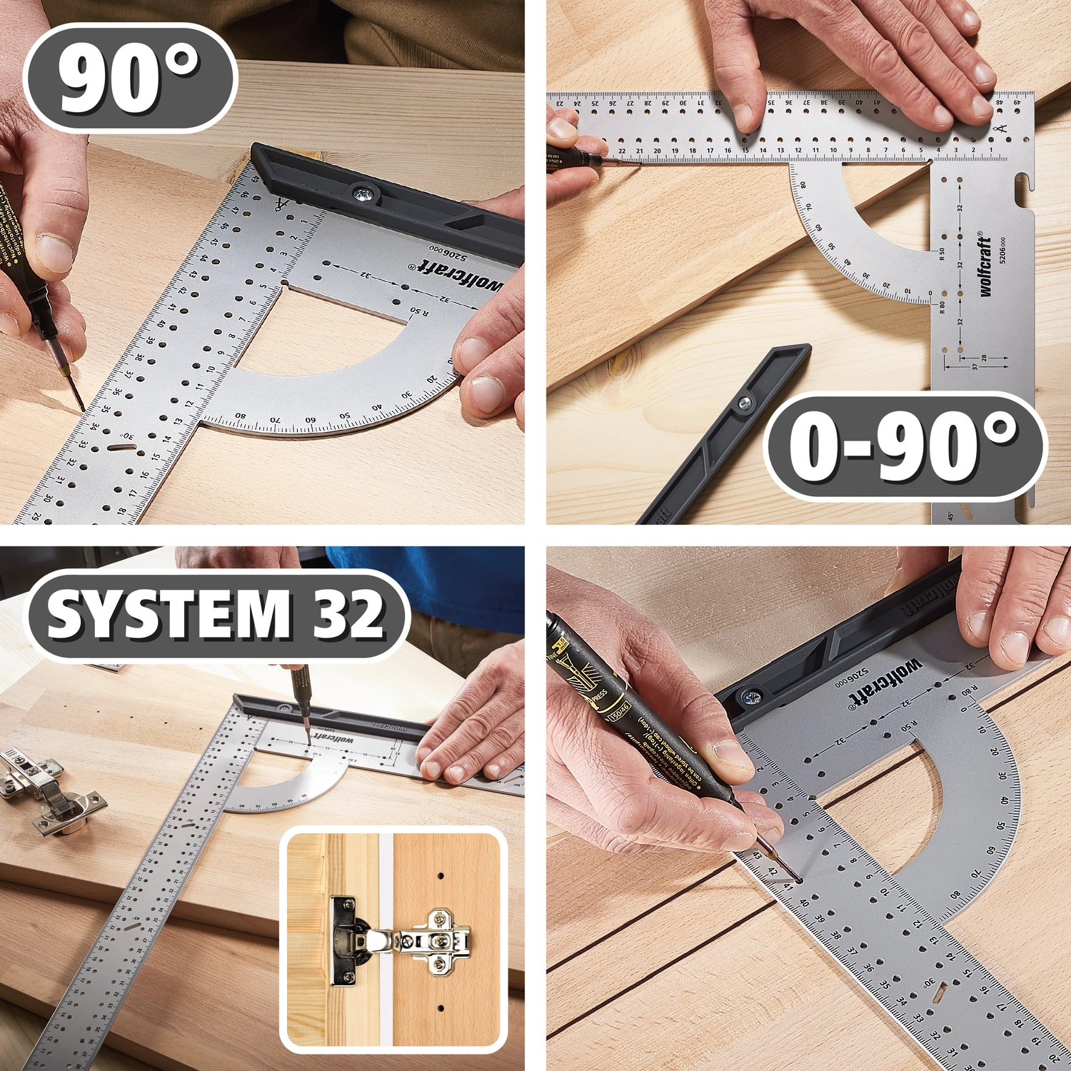 Wolfcraft 5206000 Équerre - 280 x 500 mm-image